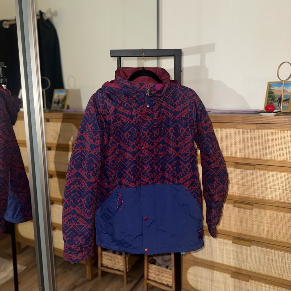 Burton Kids Puffer Jacket - Red and Blue